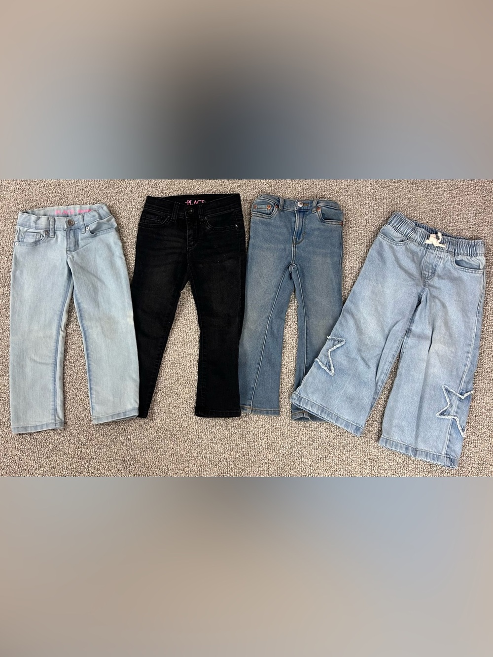 4 Piece Toddler Girl Size 4T Jeans Bundle